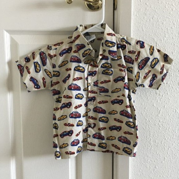 Car design button-down shirt - Picture 1 of 2